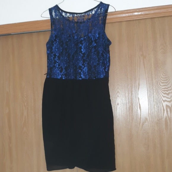 Blue Lace Dress - Picture 1 of 3
